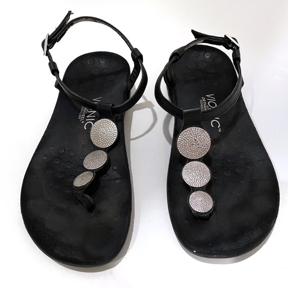 Vionic Lizbeth T-strap Leather thong sandal - Picture 2 of 7